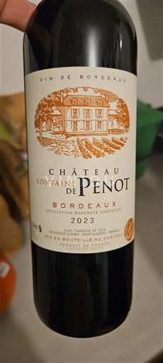 Bordeaux Château Fontaine de Penot 2023