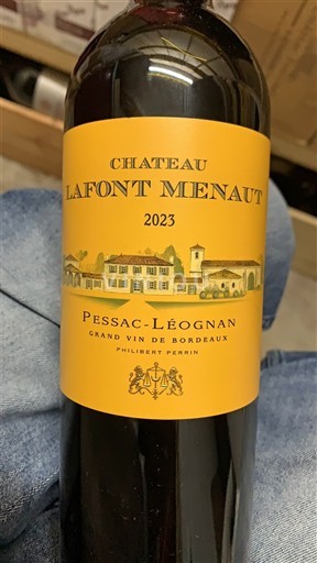 Bordeaux Pessac-Léognan Chateau Lafont Menaut 2023