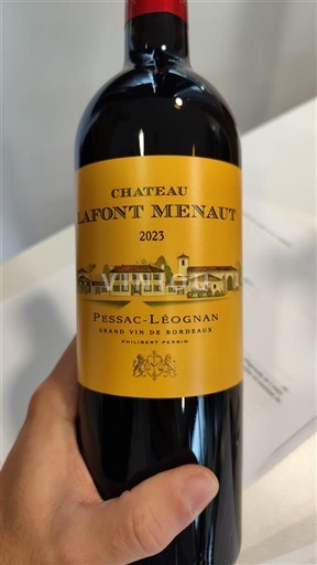 Bordeaux Pessac-Léognan Chateau Lafont Menaut 2023