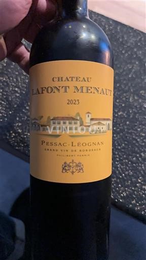 Bordeaux Pessac-Léognan Chateau Lafont Menaut 2023