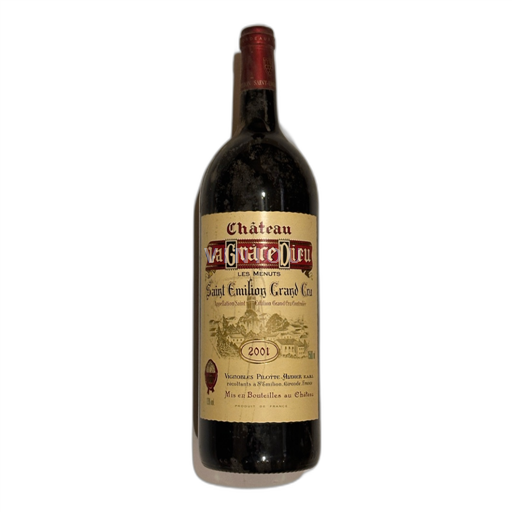 Bordeaux Saint-Émilion Grand Cru Château La Grâce Dieu Les Menuts 2001