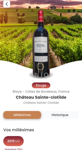Bordeaux Blaye-côtes-de-bordeaux Château Sainte-Clotilde 2019