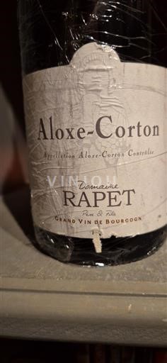 Bourgogne Aloxe-Corton Grand Cru Domaine Rapet 2017