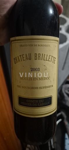 Bordeaux Moulis-en-Médoc Château Brillette 2003