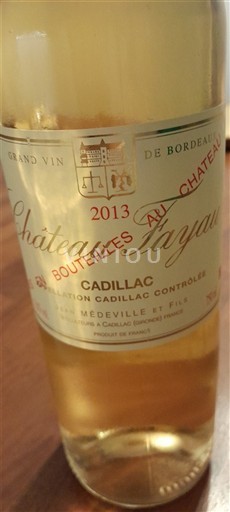 Bordeaux Cadillac Château Fayau 2013