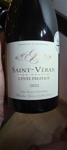 Bourgogne Saint-Véran EARL Gilles Guérin Prestige 2022