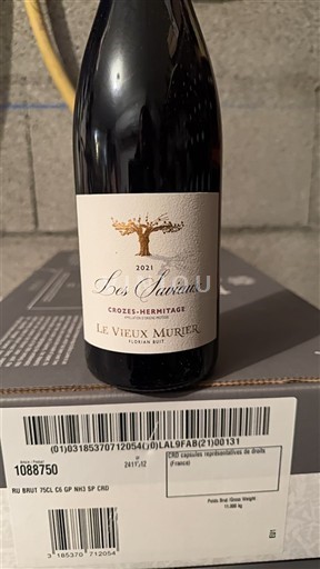 Vallée du Rhône Crozes-hermitage Le Vieux Murier Les Saviaux 2021