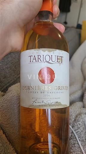 Tây Nam Côtes de Gascogne Domaine du Tariquet Dernières Grives 2016