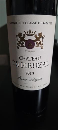 Bordeaux Pessac-Léognan Grand Cru Château de Fieuzal 2013
