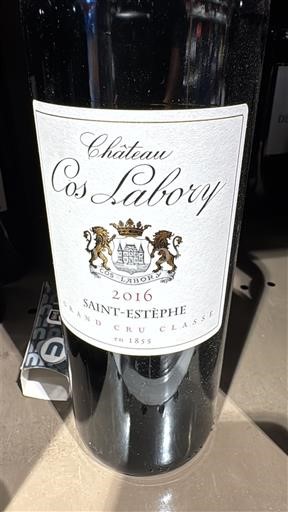 Bordeaux Saint-Estèphe Grand Cru Château Cos Labory 2016