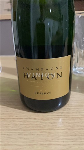 Vinhos Espumantes Blanc brut Brut Réserve Haton Non millésimé França Champanhe AOC