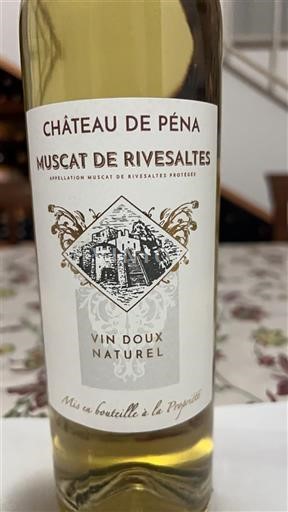 Rosellón Muscat de Rivesaltes Château de Péna Sin añada