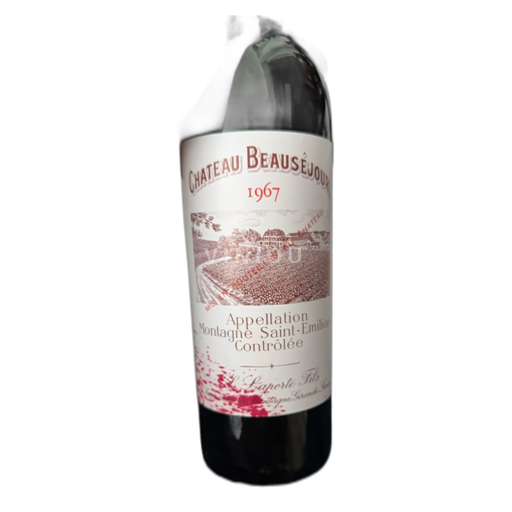 Бордо Монтань-Сент-Емільйон Château Beauséjour 1967