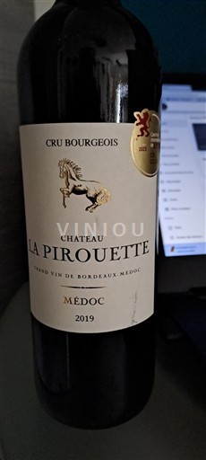 Bordeaux Médoc Cru Bourgeois Château La Pirouette 2019