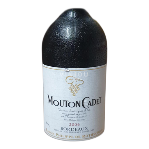 Bordeaux Baron Philippe de Rothschild Mouton Cadet 2006