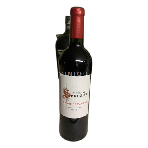Bordeaux Lalande-de-Pomerol Les Hauts de Sergeant 2016