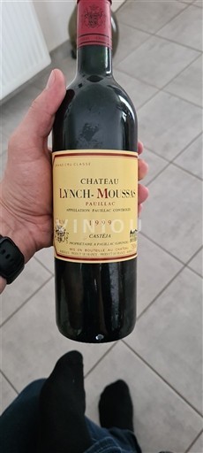 Wines Rouge sec Chateau Lynch-Moussas 1999 France Bordeaux Pauillac AOC Grand Cru