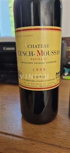 Bordeaux Pauillac Grand Cru Chateau Lynch-Moussas 1999