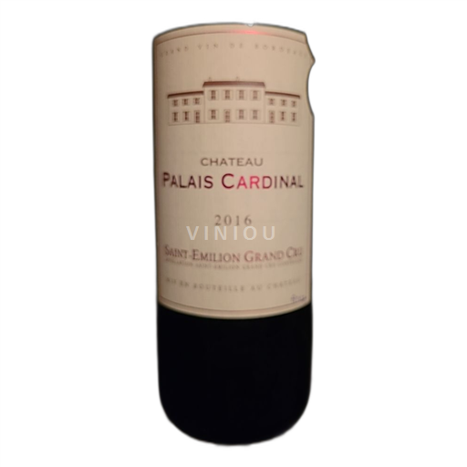 Burdeos Saint-Émilion Gran Cru Grand Cru Chateau Palais Cardinal 2016