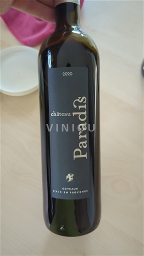Provence Coteaux d'Aix-en-Provence Château Paradis 2020