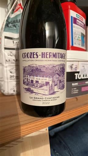 Rhônedalen Crozes-Hermitage Héritiers Chéron-Misset La Grand Comtadine 2022