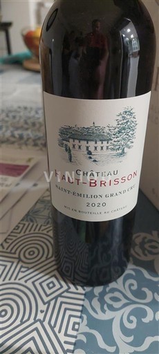 Bordeaux Saint-Émilion Grand Cru Château Haut-Brisson 2020