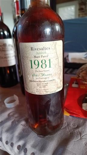 Roussillon Rivesaltes Marc Parcé 1981