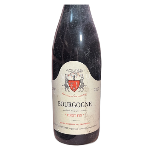 Borgoña Géant Et Pansiot Pinot Fin 2007