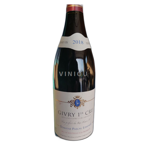 Burgundi Givry Premier Cru Domaine Pascal Lemonde 2018