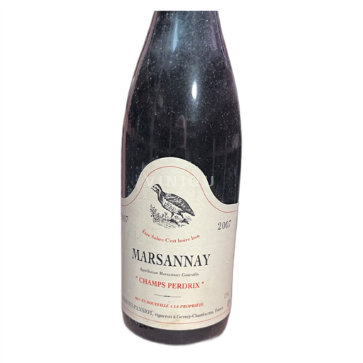 Bourgondië Marsannay Gentetpansiot Champs Perdrix 2007