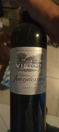 Bordeaux Fronsac Château Jeandeman Classique 2011