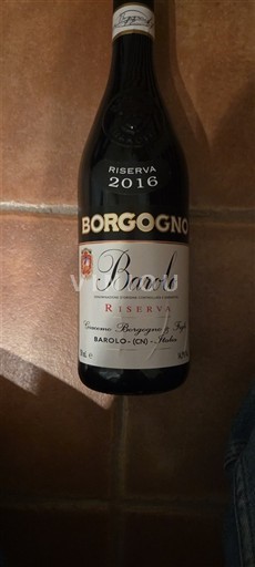 Piedmont Wines Barolo Borgogno Riserva 2016