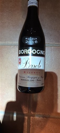 Piemont Barolo Borgogno Riserva 2016