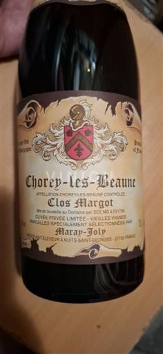 Burgundija Chorey-lès-Beaune Maray Joly Clos Margot 2020