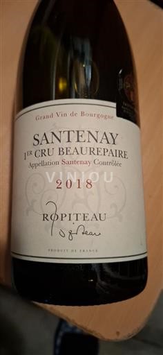 Burgundi Santenay Premier Cru Ropiteau 2018