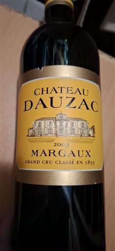 Bordeaux Margaux Château Dauzac Grand cru classé 2009