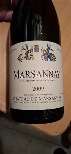 Burgundi Marsannay Château Marsannay 2009
