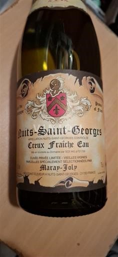 Burgundija Nuits-Saint-Georges Grand Cru Maray Joly Creux Fraîche Eau 2012