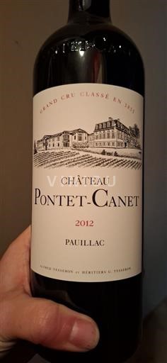 Bordeaux Pauillac Château Pontetcanet Grand cru classé 2012