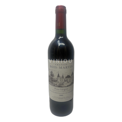 Bordeaux Pessac-Léognan Château Bois Martin 2001