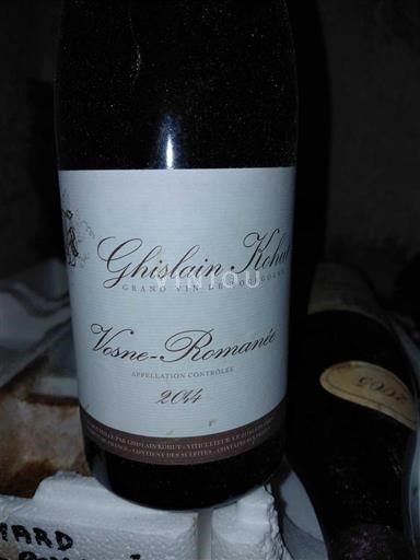 Burgund Vosne-Romanée Ghislain Kohut 2014