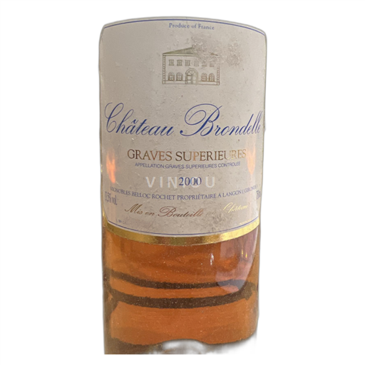 Bordeaux Graves Supérieures Château Brondelle 2000