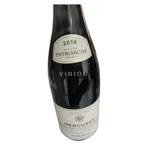 Bourgondië Mercurey Premier Cru Patriarche Père & Fils Le Clos L'Évêque 2018