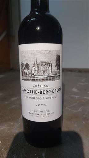 Bordeaux Haut-Médoc Château Lamothe Bergeron 2020