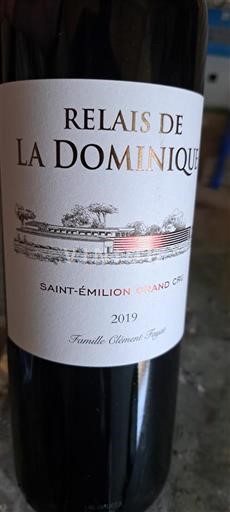 Bordeaux Saint-Émilion Grand Cru Relais De La Dominique 2019
