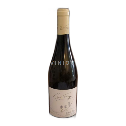Vin Blanc sec Grain de Silex Guy Farge 2020 France Vallée du Rhône Saint-Péray AOC