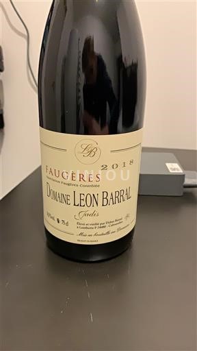 Languedoc Faugères Domaine Léon Barral Jadis 2018