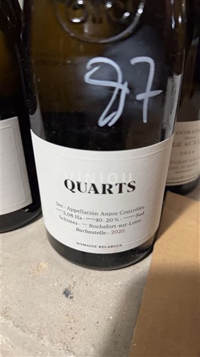 Valea Loarei Anjou Domaine Belargus Quarts 2020