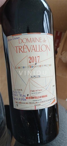 Alpes e regiões Ródano Alpilles Domaine Trévallon 2017