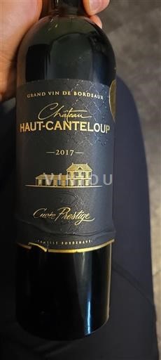 Bordeaux Non specificato Château Haut-Canteloup Prestige 2017